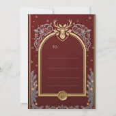 Elegant Christmas Invitation | Holiday Party Card  招待状 (裏面)