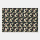Elegant Christmas Night – Luxe Wrapping Paper Set ラッピングペーパーシート (正面2)