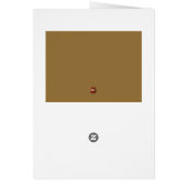 Elegant Christmas Ornament Beige and Red (裏面)