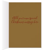 Elegant Christmas Ornament Beige and Red (内側 (右))