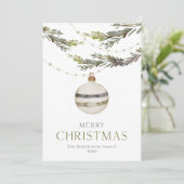  Elegant Christmas Ornament Card  シーズンカード (スタンド正面)