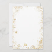 Elegant Christmas Ornament Prosecco Bridal Brunch 招待状 (裏面)