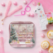 Elegant Christmas Paper Plates  ペーパープレート (パーティー)