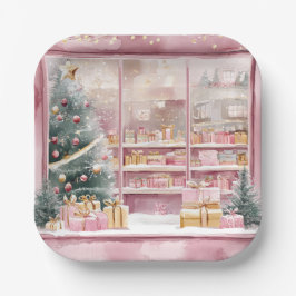 Elegant Christmas Paper Plates  ペーパープレート