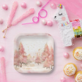 Elegant Christmas Paper Plates  ペーパープレート (パーティー)