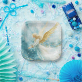 Elegant Christmas Paper Plates  ペーパープレート (パーティー)