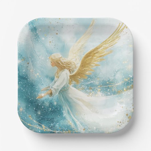 Elegant Christmas Paper Plates  ペーパープレート (正面)