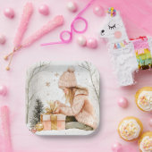 Elegant Christmas Paper Plates  ペーパープレート (パーティー)