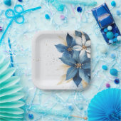 Elegant Christmas Paper Plates  ペーパープレート (パーティー)