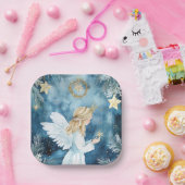 Elegant Christmas Paper Plates  ペーパープレート (パーティー)