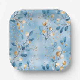 Elegant Christmas Paper Plates  ペーパープレート