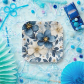 Elegant Christmas Paper Plates  ペーパープレート (パーティー)