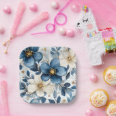 Elegant Christmas Paper Plates  ペーパープレート (パーティー)