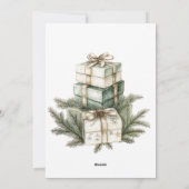 Elegant Christmas  Party シーズンカード (裏面)