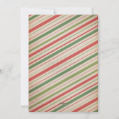 Elegant Christmas Party Festive Holiday Minimalist シーズンカード (裏面)