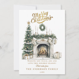 Elegant Christmas Party Holiday Card シーズンカード