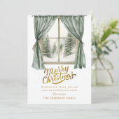 Elegant Christmas Party Holiday Card シーズンカード (スタンド正面)