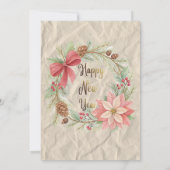 Elegant Christmas Party Invitation (裏面)