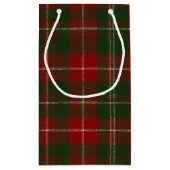 Elegant Christmas Plaid スモールペーパーバッグ (裏面)