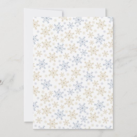 Elegant Christmas Script Dinner/Party Invitation 招待状 (裏面)