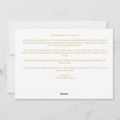 Elegant Christmas Spanish Cute 3 Multi Photo シーズンカード (裏面)
