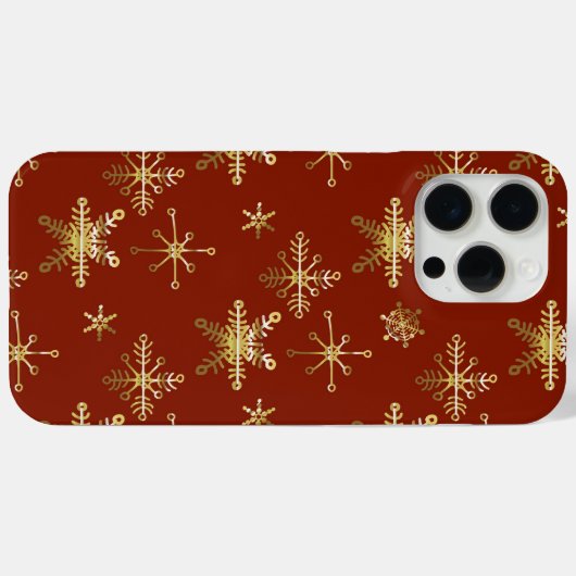 Elegant Christmas Star Red  Case-Mate iPhoneケース (裏面 (横))
