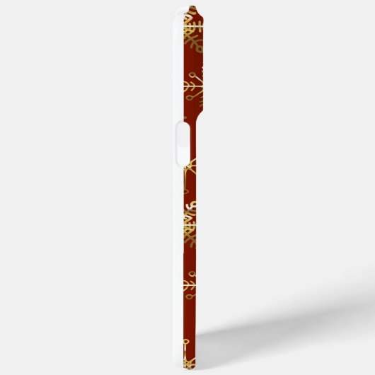 Elegant Christmas Star Red  Case-Mate iPhoneケース (裏面 / 右)