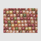 Elegant Christmas Tree Baubles Decorations Holiday 薄葉紙 (正面)