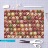 Elegant Christmas Tree Baubles Decorations Holiday 薄葉紙 (クラフト)