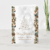 Elegant  , Christmas Tree ,Bokeh Company シーズンカード (正面)