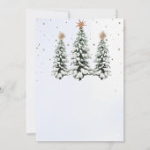 Elegant Christmas Tree Holiday Party Invitation 招待状 (裏面)