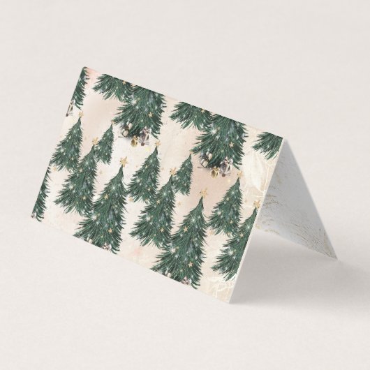 Elegant Christmas Tree Loyalty Card! 名刺 (裏面)