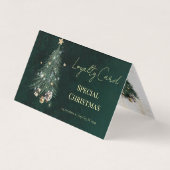 Elegant Christmas Tree Loyalty Card! 名刺 (正面)