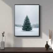 Elegant Christmas Tree Poster ポスター