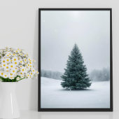 Elegant Christmas Tree Poster ポスター