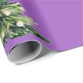 Elegant Christmas Tree & Snowflake Wrapping Paper ラッピングペーパー (ロールコーナー)