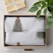 Elegant Christmas Tree Tissue Paper 薄葉紙 (ギフト)