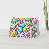 Elegant Christmas Tree with Gifts シーズンカード (裏面)