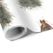 Elegant Christmas Tree Wrapping Paper ラッピングペーパー (ロールコーナー)