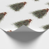 Elegant Christmas Tree Wrapping Paper ラッピングペーパー (角)