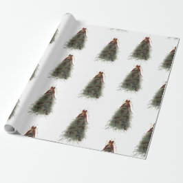 Elegant Christmas Tree Wrapping Paper ラッピングペーパー