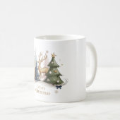 Elegant Christmas Trees – Holiday Season Design コーヒーマグカップ (正面右)