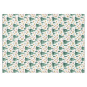 Elegant Christmas trees tablecloth candy cane art テーブルクロス (正面(横))