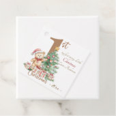 Elegant Christmas Watercolor Botanical フェイバータグ (インサイチュ)