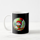 Elegant Christmas Watercolor Botanical Toddler T S コーヒーマグカップ (左)