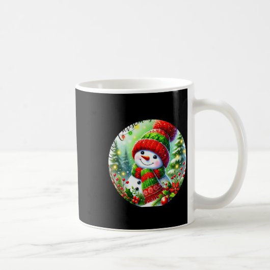 Elegant Christmas Watercolor Botanical Toddler T S コーヒーマグカップ (右)