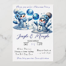 Elegant Christmas Watercolor Snowy