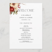 Elegant Christmas Winter Floral プログラム (正面)