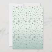 Elegant Christmas Winter Wedding 招待状 (裏面)