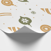 Elegant Christmas wrapping paper ラッピングペーパー (角)
